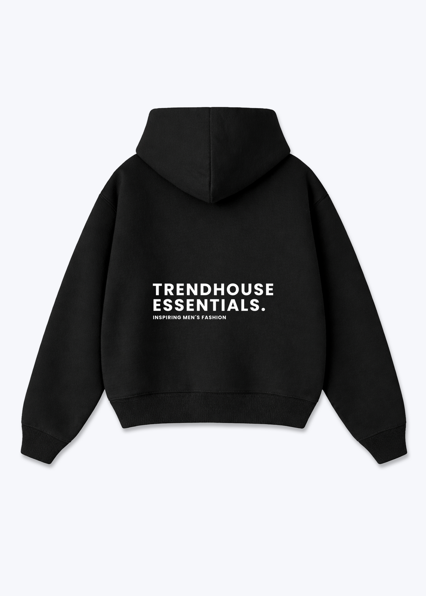 Trendhouse - Oversized Hoodie - Black Back (Designed)