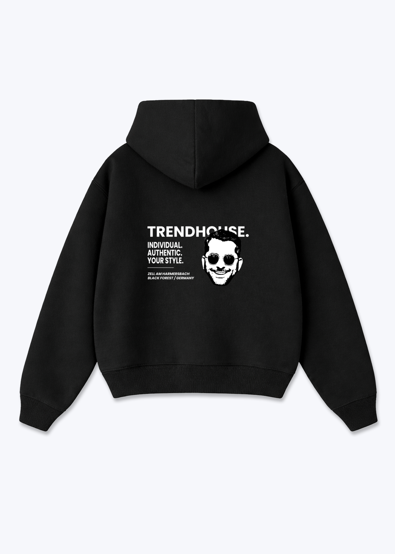 Oversized Hoodie - Black Back (Designed)