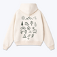 Almbar hoodie - Beige Back (Designed)