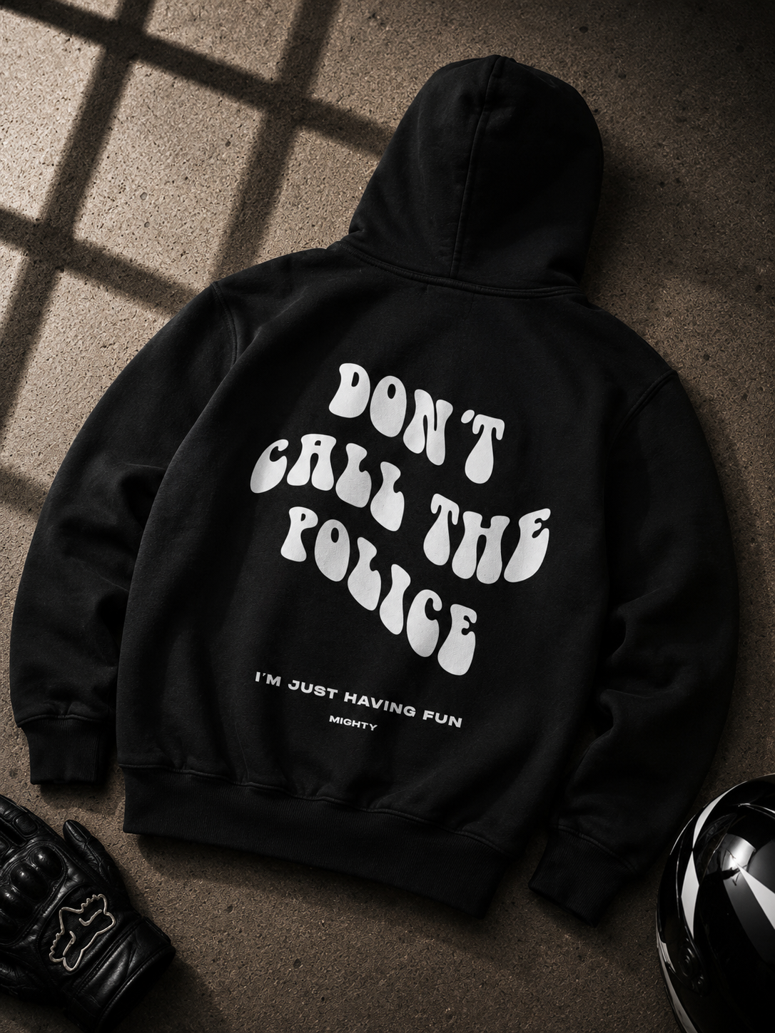 Don´t call the police - Oversized Hoodie