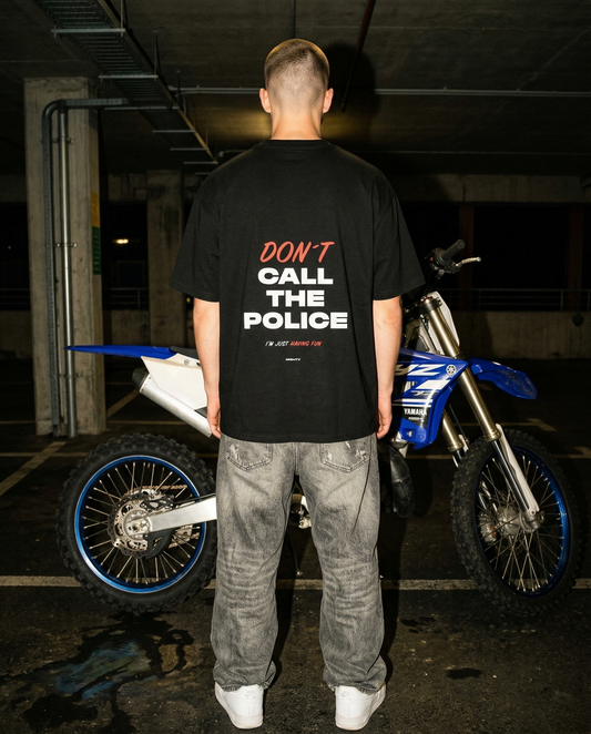 Don´t call the police V2 - Oversized Shirt