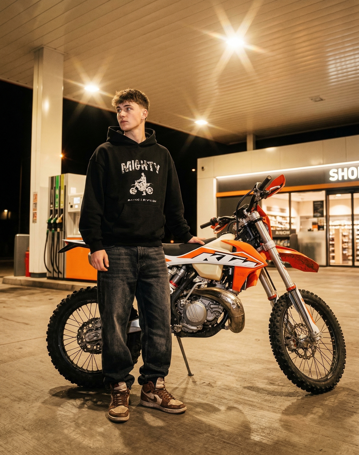 Mighty Camo - Oversized Hoodie