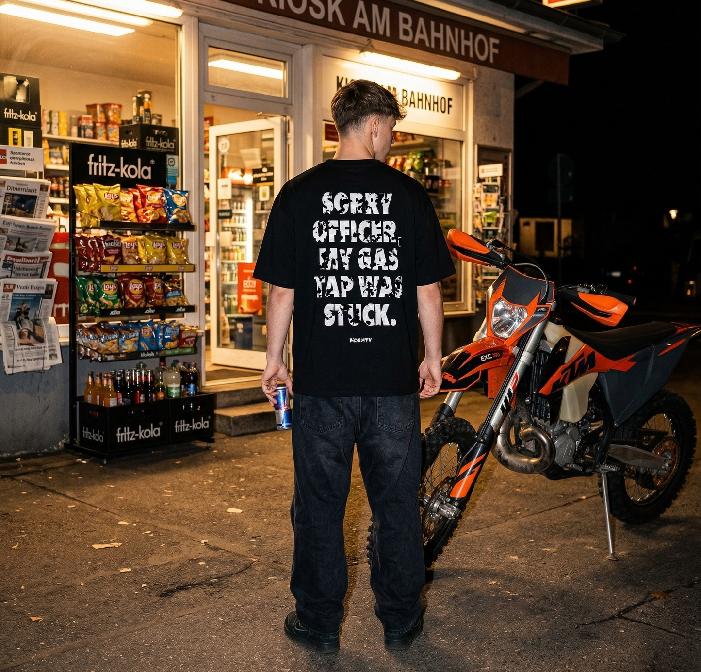 Sorry officer camo - Oversized Shirt