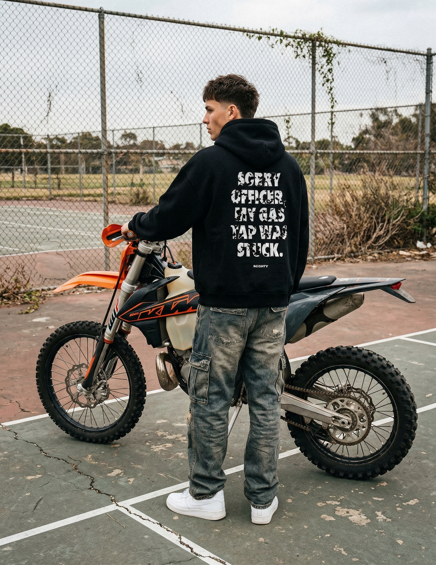 Sorry officer camo - Oversized Hoodie