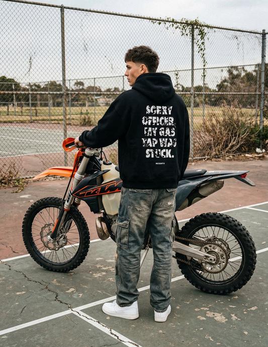 Sorry officer camo - Oversized Hoodie