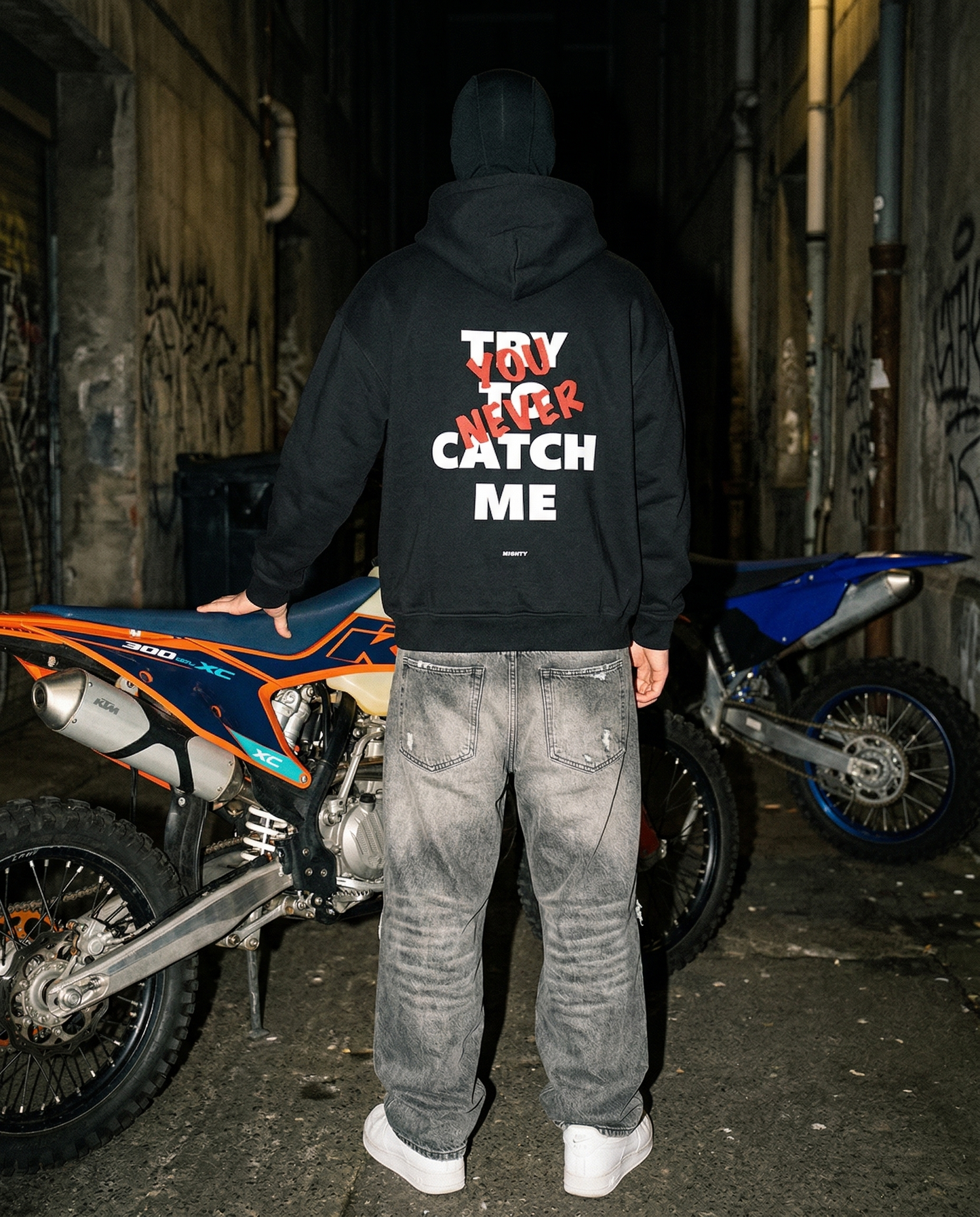 Try to catch me - Oversized Hoodie